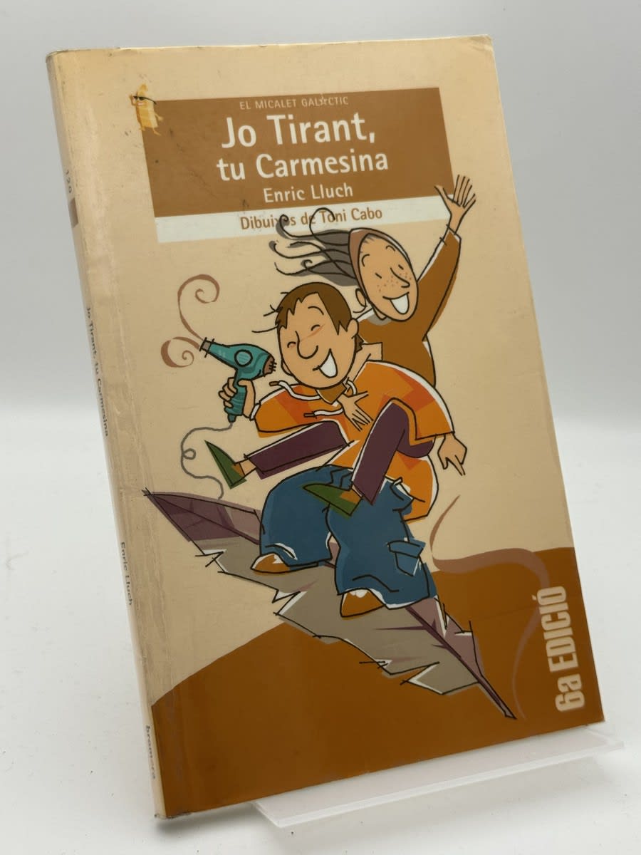 Portada de Jo Tirant, tu Carmesina de Enric Lluch, libro de segunda mano