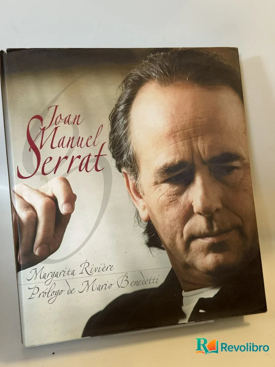 Portada de Joan Manuel Serrat de Margarita Rivière, libro de segunda mano