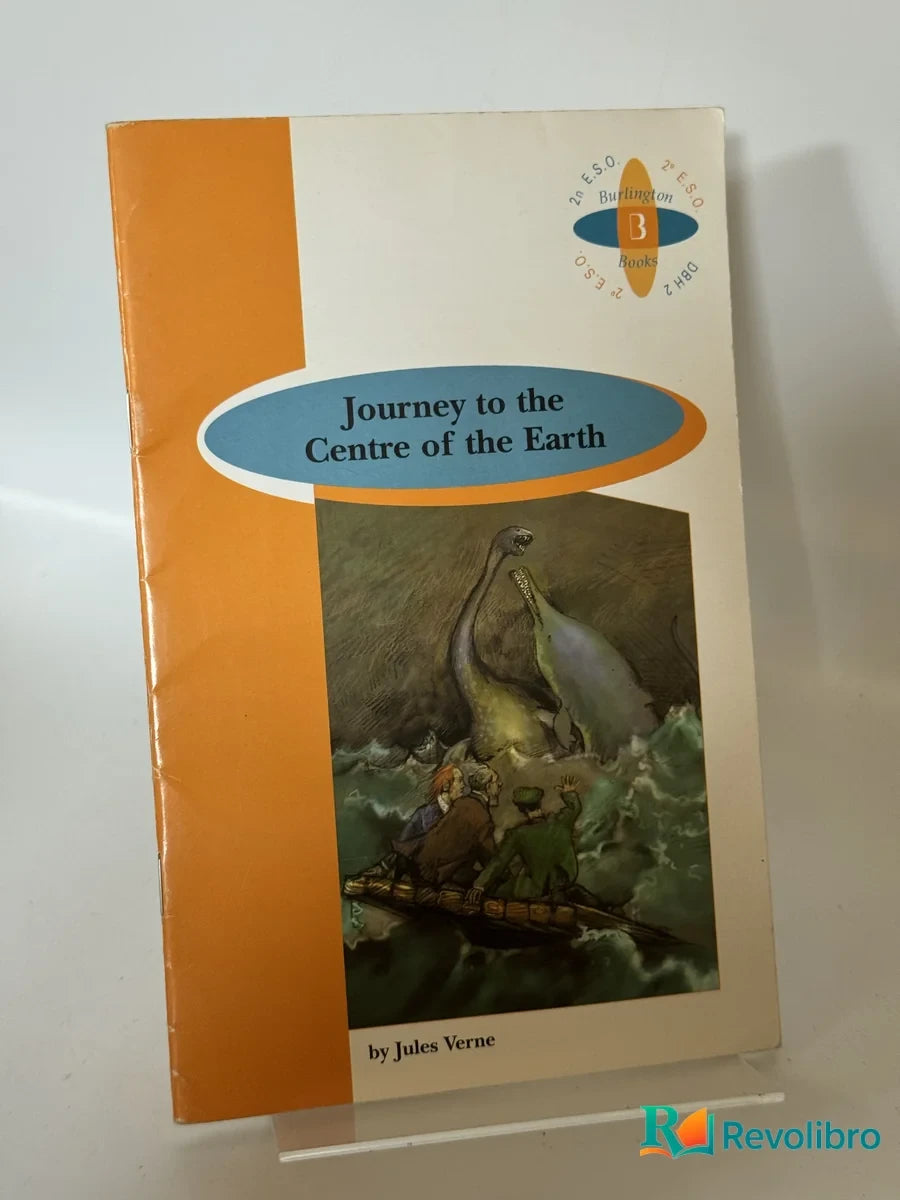 Portada de Journey to the Centre of the Earth de Jules Verne, libro de segunda mano