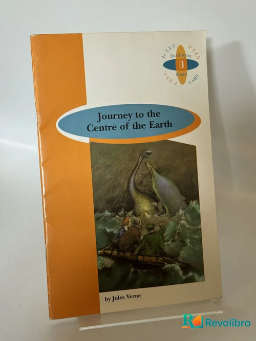 Portada de Journey to the Centre of the Earth de Jules Verne, libro de segunda mano