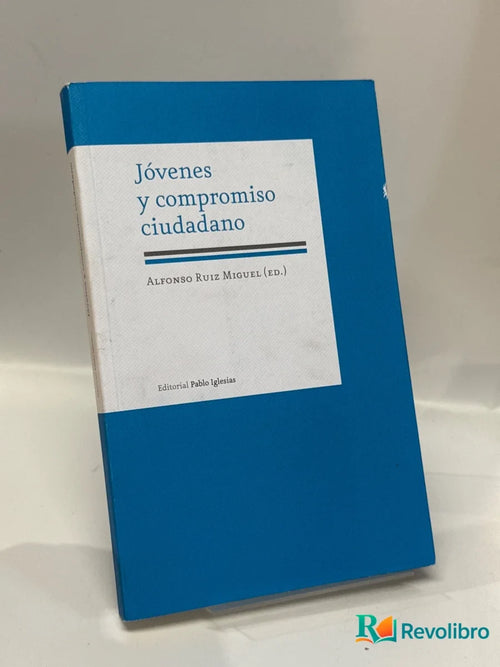 Portada de Jóvenes y compromiso ciudadano de Alfonso Ruiz, libro de segunda mano