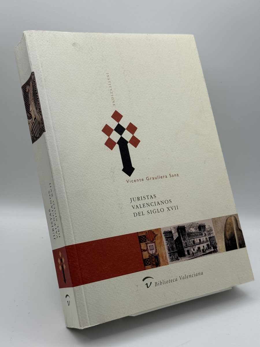 Portada de Juristas valencianos del siglo XVII - Vicente Graullera Sanz de Vicente Graullera Sanz, libro de segunda mano