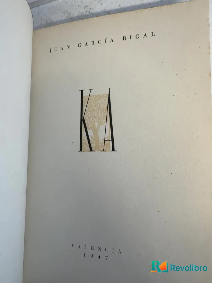 Foto 4 de Ka de Juan García Rigal, libro de segunda mano