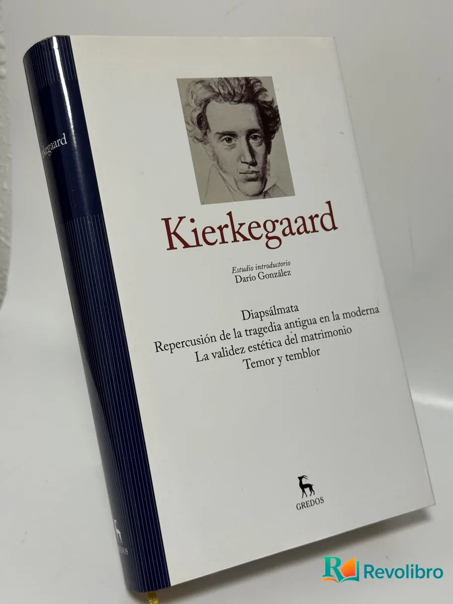 Portada de Kierkegaard de Søren Kierkegaard, libro de segunda mano