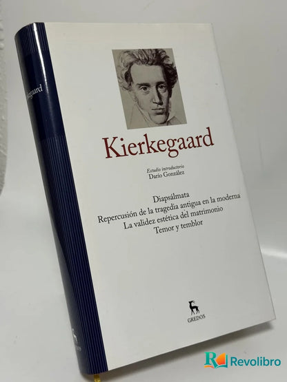 Portada de Kierkegaard de Søren Kierkegaard, libro de segunda mano