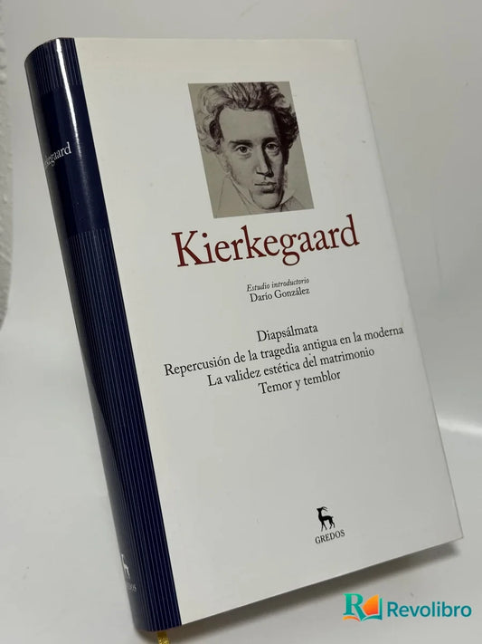 Portada de Kierkegaard de Søren Kierkegaard, libro de segunda mano