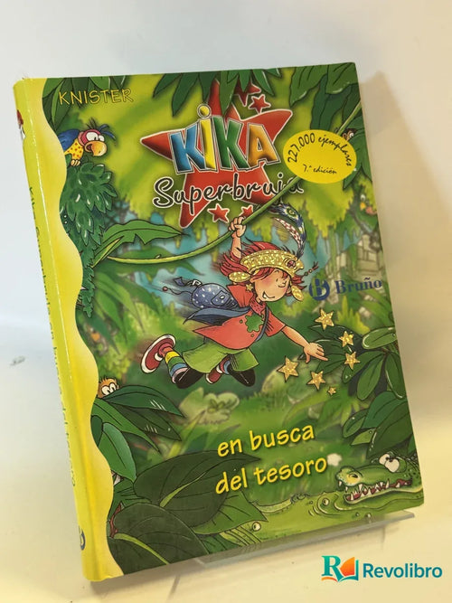 Portada de KIKA Superbrujas en busca del tesoro de Knister, libro de segunda mano