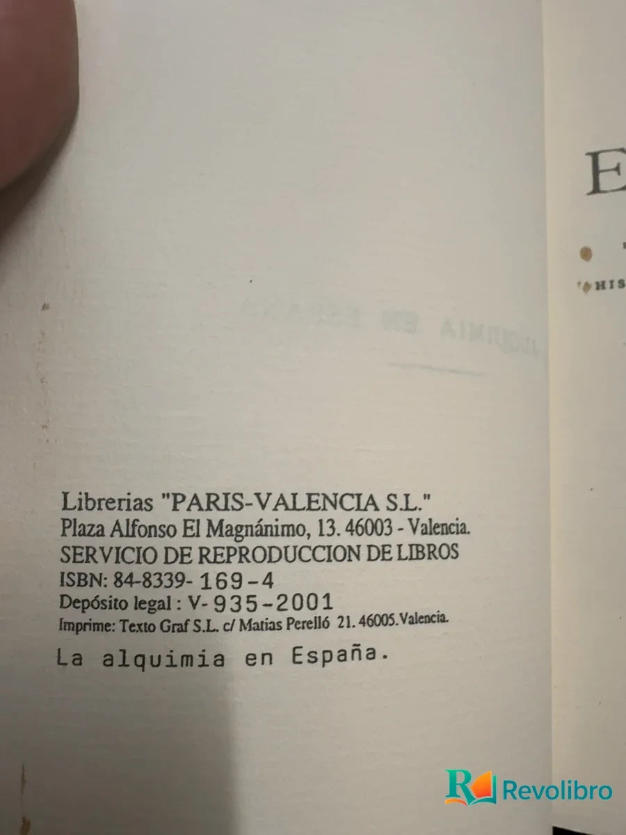Foto 4 de La alquimia en España de D. José Ramón de Luanco, libro de segunda mano