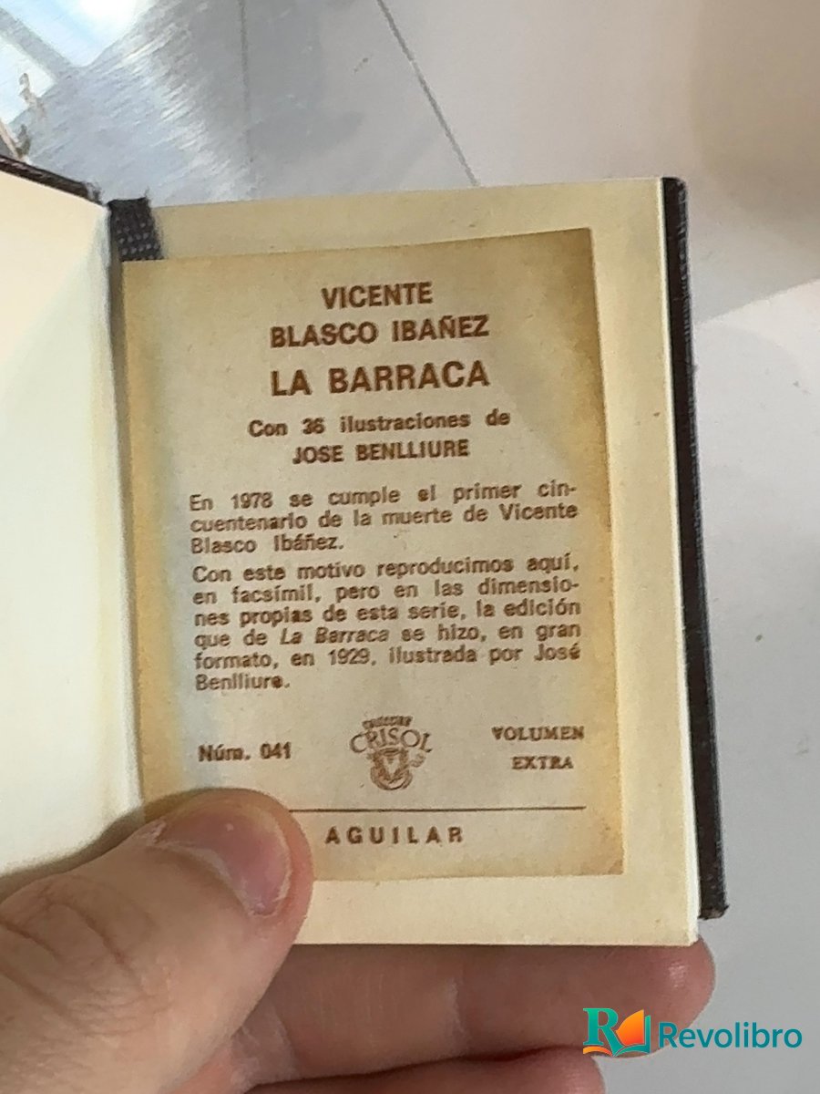 Foto 3 de La barraca de Vicente Blasco Ibáñez, libro de segunda mano