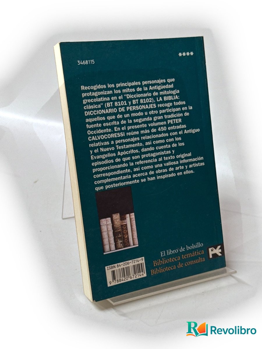 Foto 2 de La Biblia: diccionario de personajes de Peter Calvocoressi, libro de segunda mano