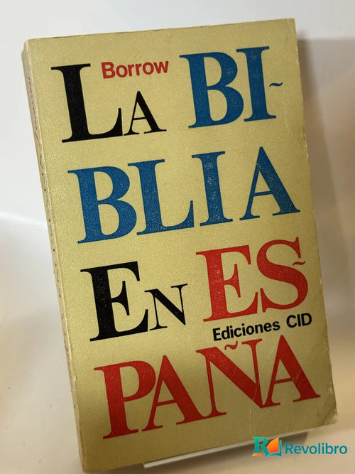 Portada de La Biblia en España de Borrow, libro de segunda mano