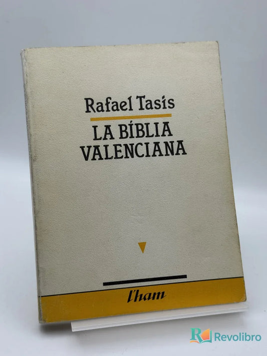 Portada de La Bíblia Valenciana de Rafael Tasis, libro de segunda mano
