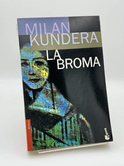 Portada de La broma de Milan Kundera, libro de segunda mano