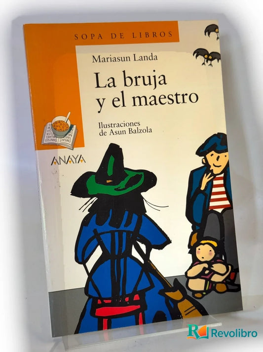 Portada de la bruja y el maestro de Mariasun Landa, libro de segunda mano