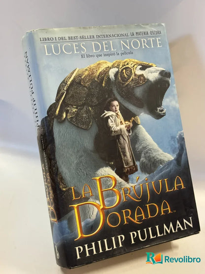 Portada de La brújula dorada de Philip Pullman, libro de segunda mano
