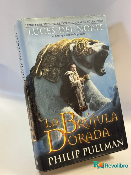 Portada de La brújula dorada de Philip Pullman, libro de segunda mano
