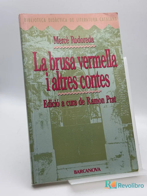Portada de La brusa vermella i altres contes de Mercè Rodoreda, libro de segunda mano