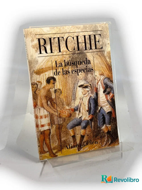 Portada de La búsqueda de las especias de Aldo Ritchie, libro de segunda mano