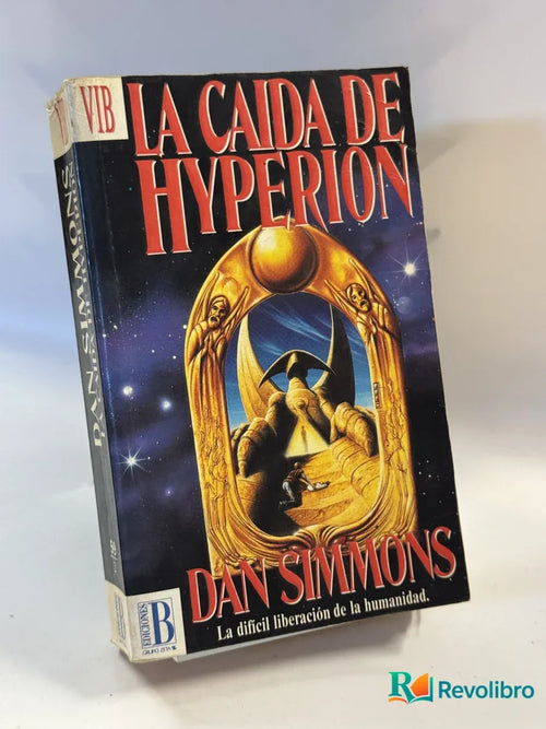 Portada de La caída de Hyperion de Dan Simmons, libro de segunda mano