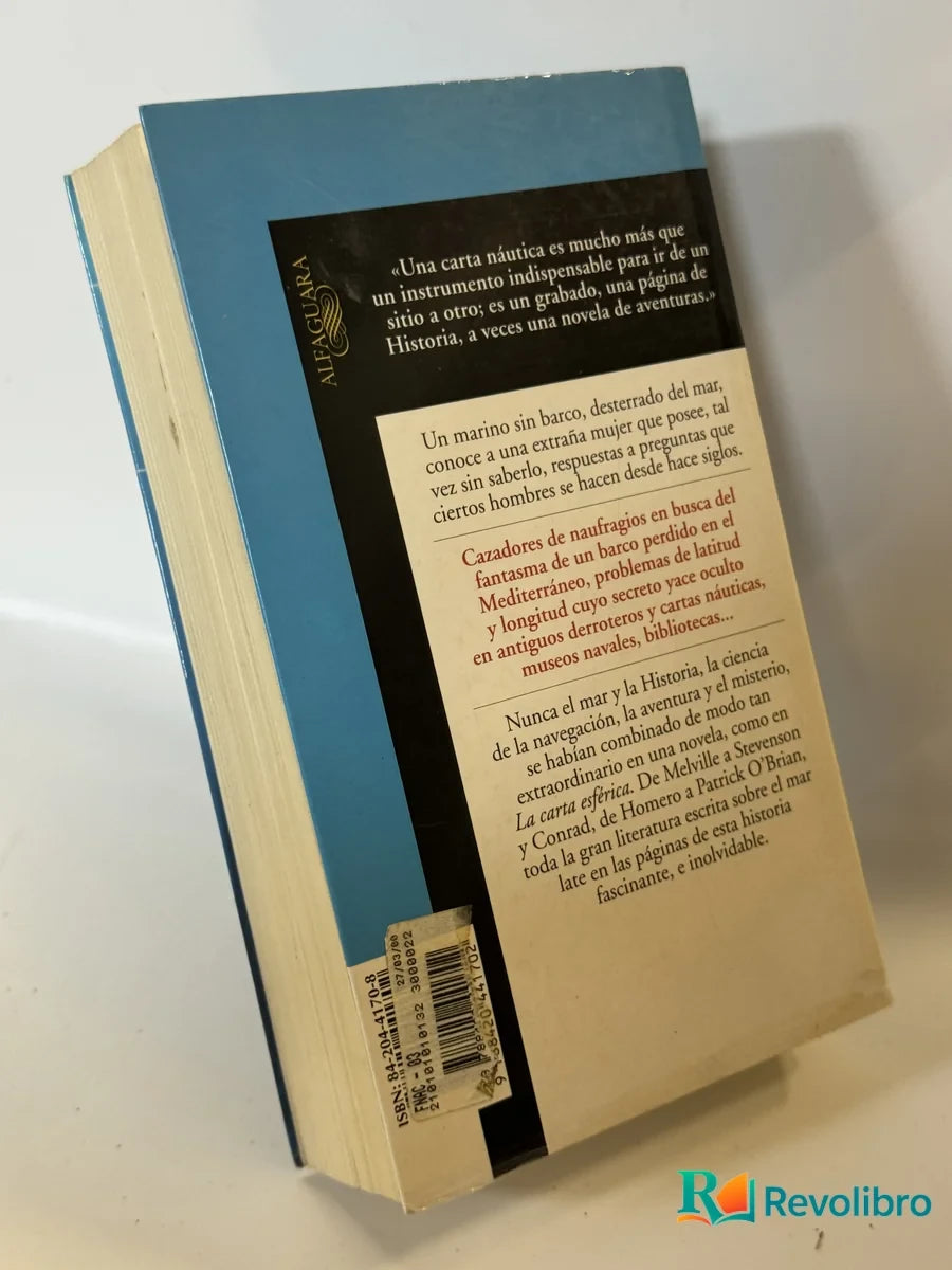 Foto 2 de La carta esférica de Arturo Pérez-Reverte, libro de segunda mano