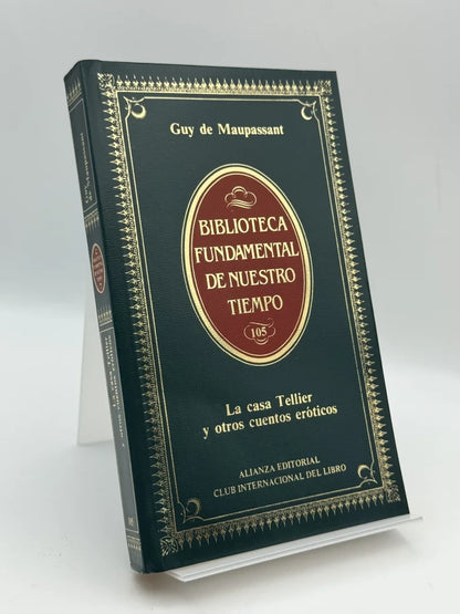 Portada de La casa tellier y otros cuentos eróticos de Guy de Maupassant, libro de segunda mano