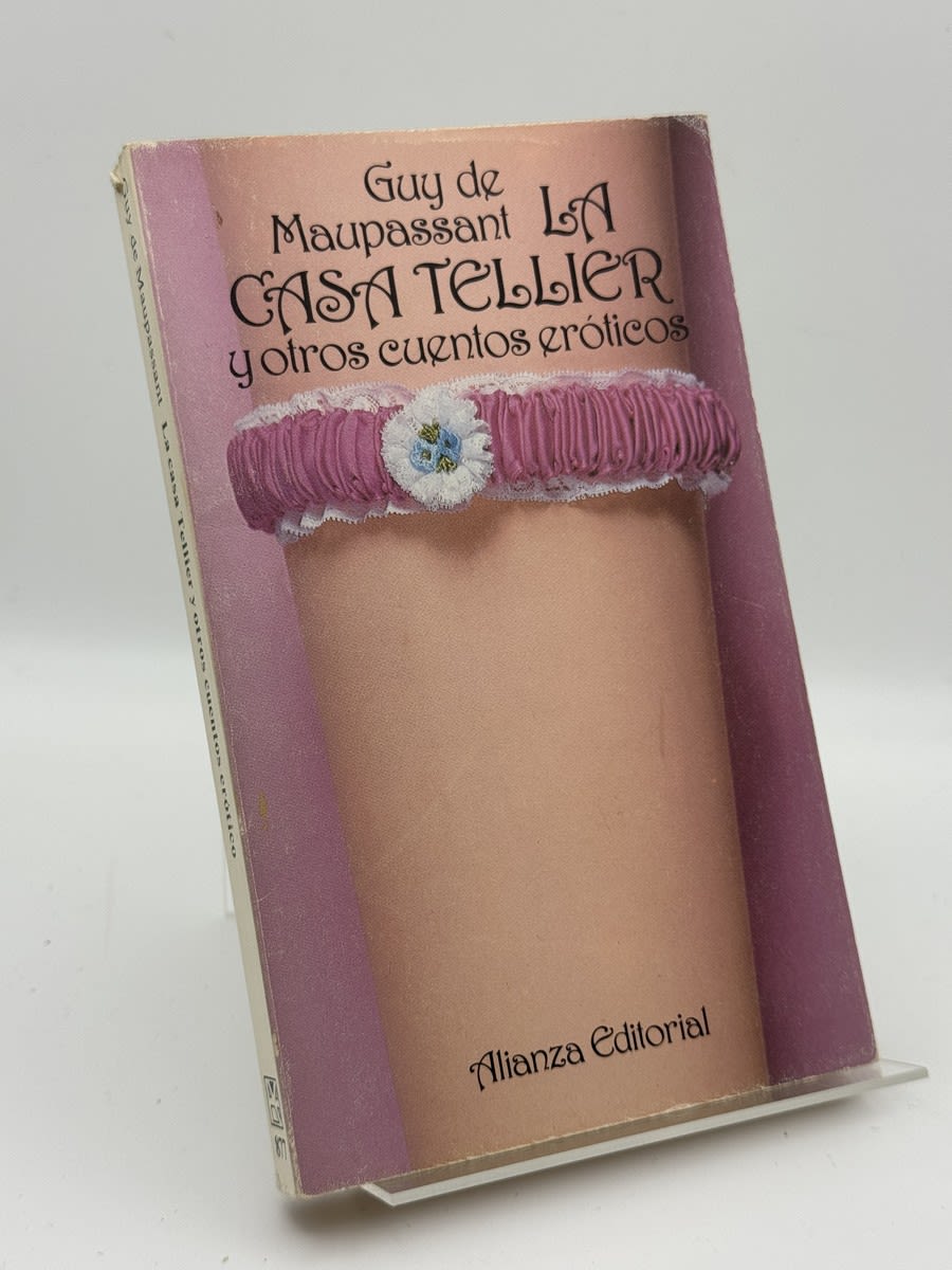 Portada de La casa Tellier y otros cuentos eróticos de Guy de Maupassant, libro de segunda mano