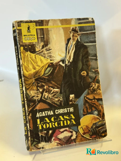 Portada de La casa torcida de Agatha Christie, libro de segunda mano