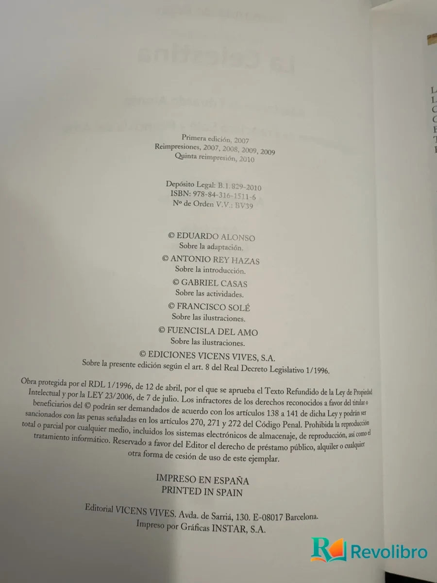 Foto 3 de La Celestina de Fernando de Rojas, libro de segunda mano