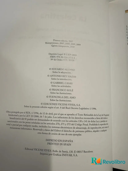 Foto 3 de La Celestina de Fernando de Rojas, libro de segunda mano