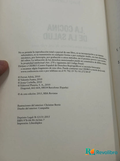 Foto 2 de La Cocina de la Salud de Ferran Adrià, libro de segunda mano