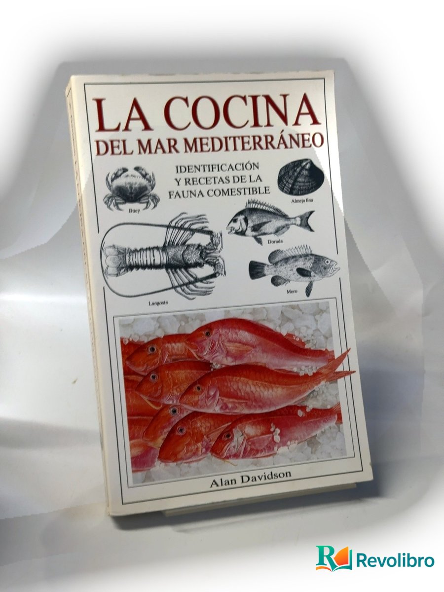 Portada de La cocina del Mar Mediterráneo de Alan Davidson, libro de segunda mano