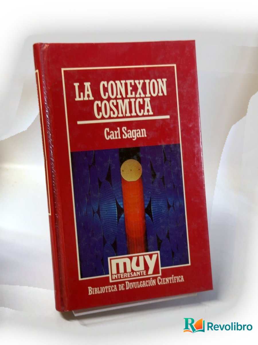 Portada de La conexión cósmica de Carl Sagan, libro de segunda mano