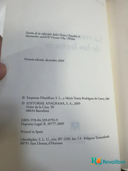 Foto 3 de La conspiración de las lectoras - 1ª edición de José Antonio Marina, libro de segunda mano