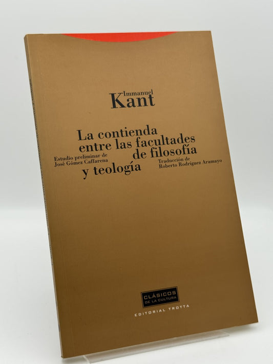 La contienda entre las facultades de filosofia y teologia - Portada
