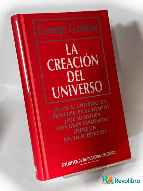 Portada de La creación del universo de George Gamow, libro de segunda mano