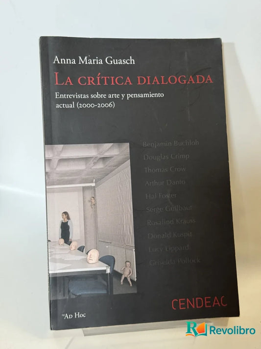Portada de La crítica dialogada de Anna Maria Guasch, libro de segunda mano