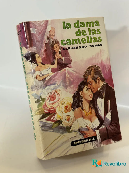Portada de la dama de las camelias de Alejandro Dumas, libro de segunda mano