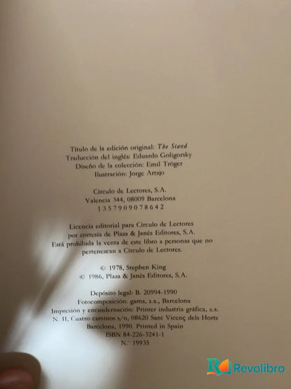 Foto 2 de La danza de la muerte - 1ª edición de Stephen King, libro de segunda mano