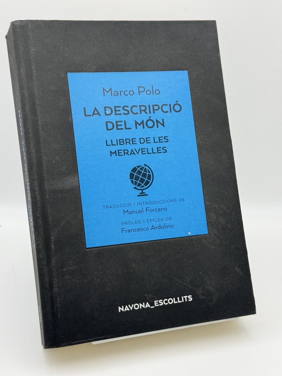 Portada de La descripció del món de Marco Polo, libro de segunda mano