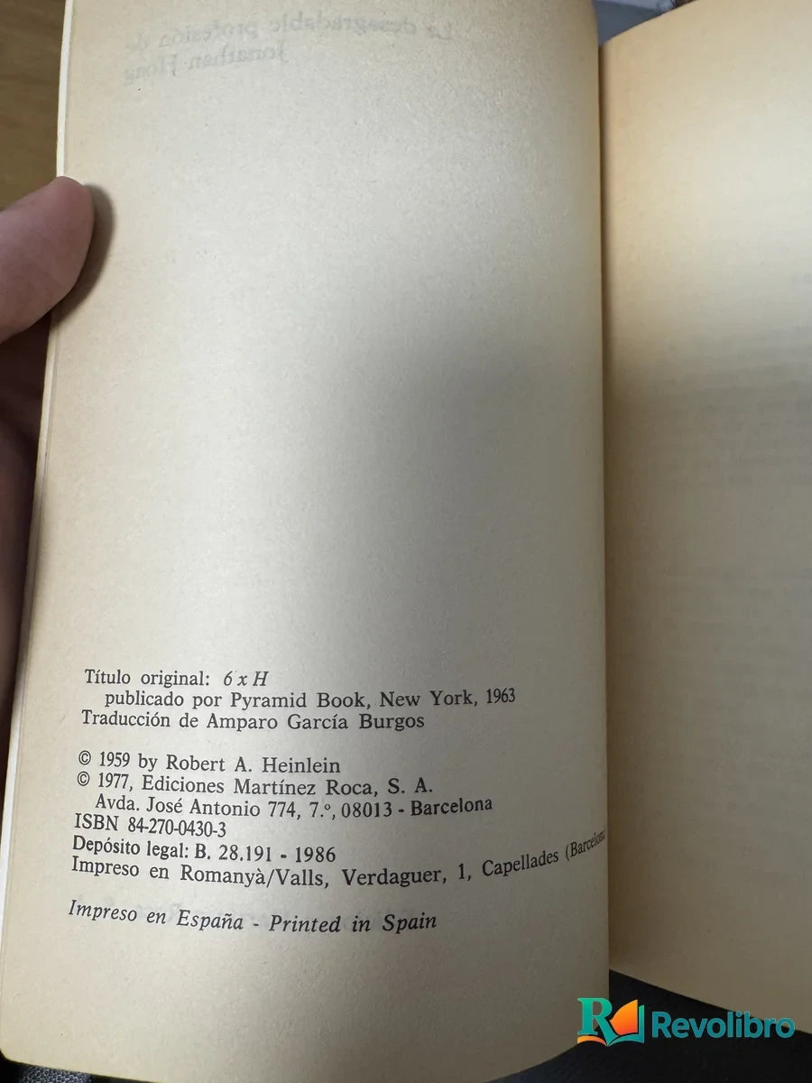Foto 2 de La Desgradable Profesion de Jonathan Hoag de Robert A. Heinlein, libro de segunda mano