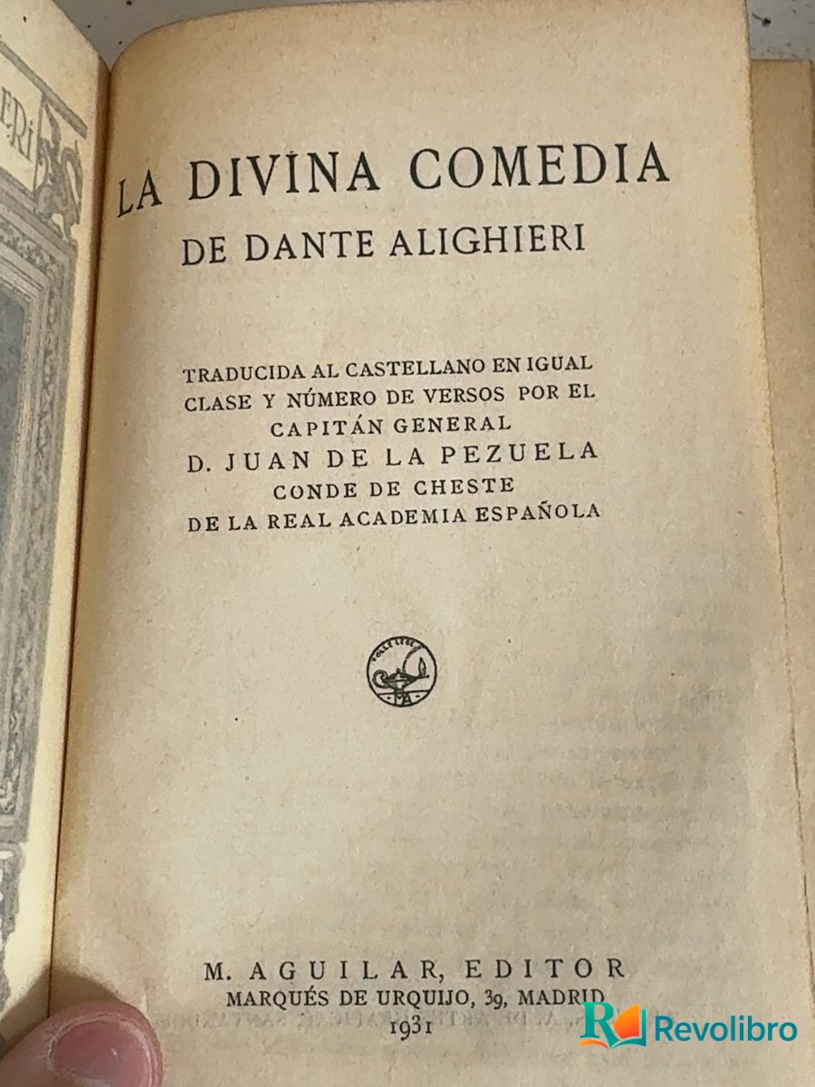 Foto 2 de La divina comedia y vida nueva de Dante Alighieri, libro de segunda mano