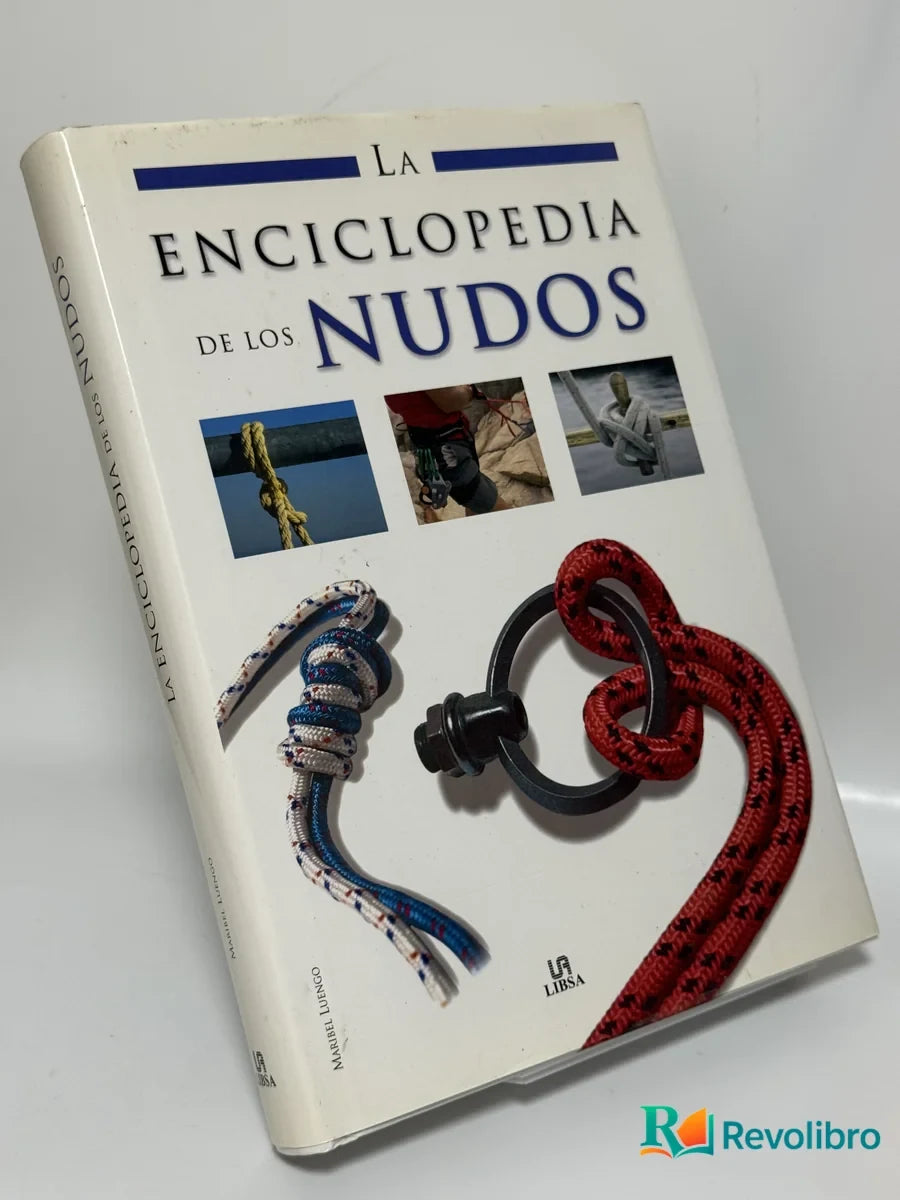 Portada de La enciclopedia de los nudos de Maribel Luengo, libro de segunda mano