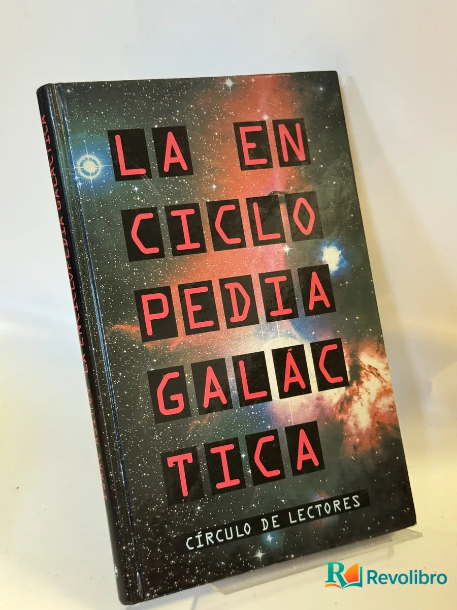 Portada de La Enciclopedia Galactica de Isaac Asimov, libro de segunda mano
