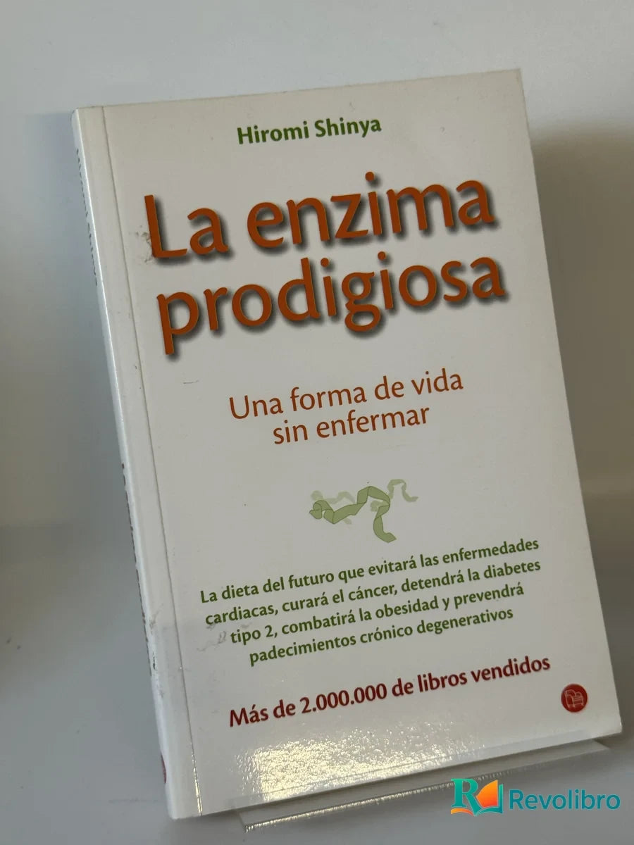 Portada de La enzima prodigiosa de Hiromi Shinya, libro de segunda mano