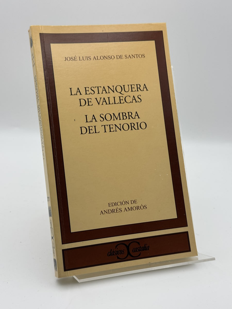 La estanquera de Vallecas - José Luis Alonso de Santos - Portada