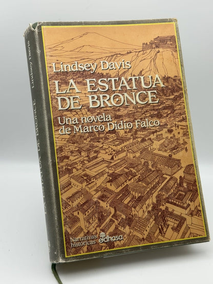 Portada de La estatua de bronce - Lindsey Davis de Lindsey Davis, libro de segunda mano
