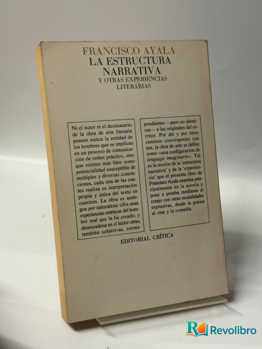 Foto 2 de La estructura narrativa de Francisco Ayala, libro de segunda mano