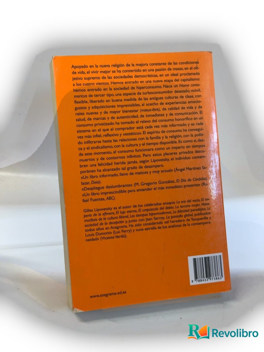 Foto 2 de La felicidad paradójica de Gilles Lipovetsky, libro de segunda mano