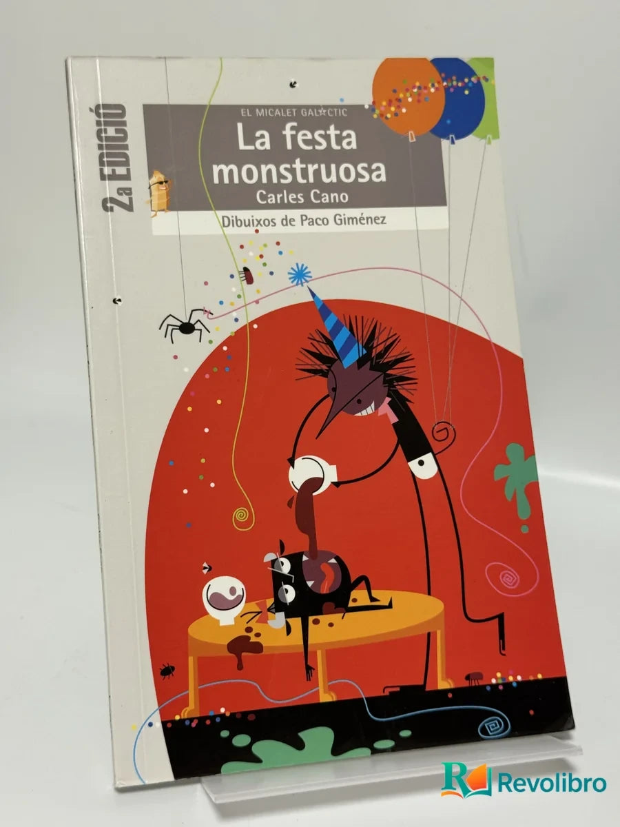 Portada de La festa monstruosa de Carles Cano, libro de segunda mano