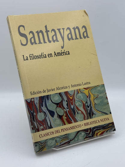 Portada de La filosofía en América de George Santayana, libro de segunda mano